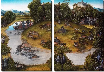 Охота на оленя курфюрста Фридриха Мудрого (1463-1525) Саксонского