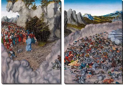 Картина Войска фараона были поглощены Красным морем