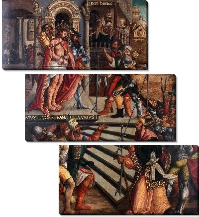 Картина Эпитафия Матеуса Кюхлера с картиной Ecce Homo
