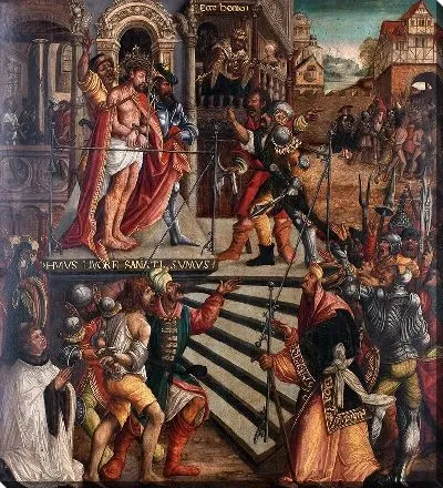 Картина Эпитафия Матеуса Кюхлера с картиной Ecce Homo