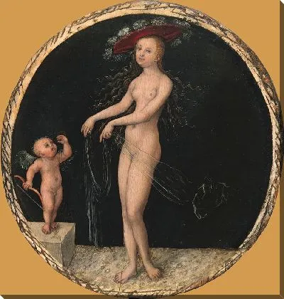 Картина Венера и Купидон