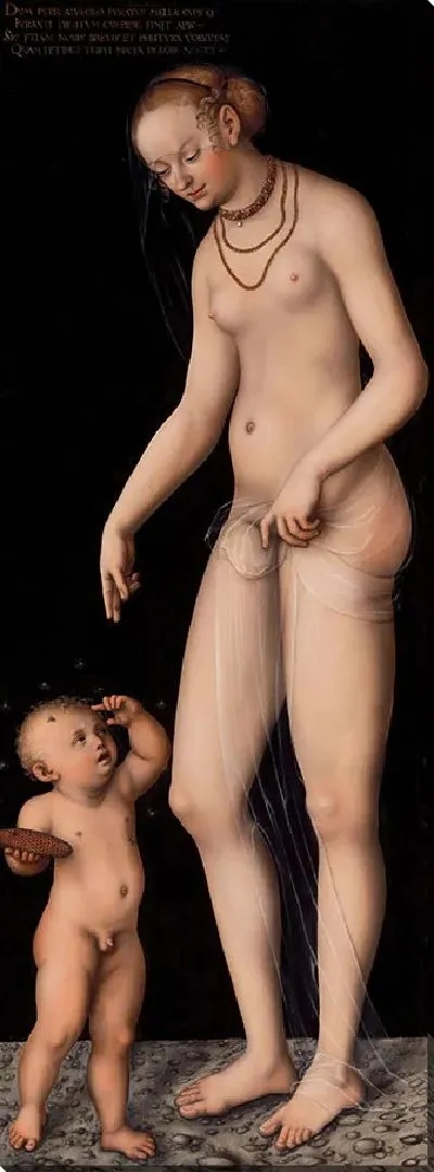 Картина Венера с Амуром, вором меда