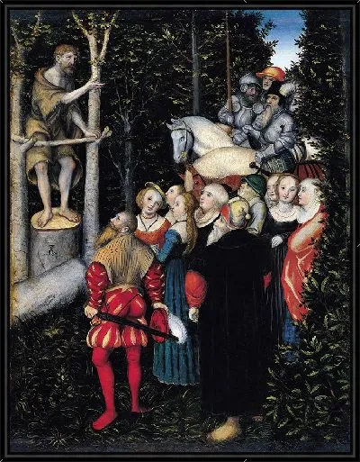 Картина Проповедь святого Иоанна Крестителя