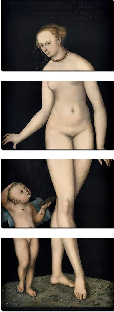 Картина Венера с Купидоном в роли вора меда