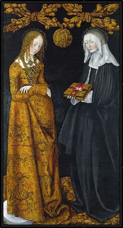 Картина Святые Кристина и Оттилия