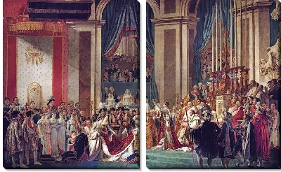 Картина Коронация Наполеона и коронация Жозефины в соборе Парижской Богоматери