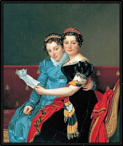 Картина Зенаида и Карлотта Бонапарт