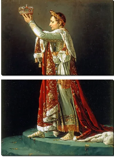 Картина Портрет Наполеона из картины Давида «Коронация императора и императрицы»