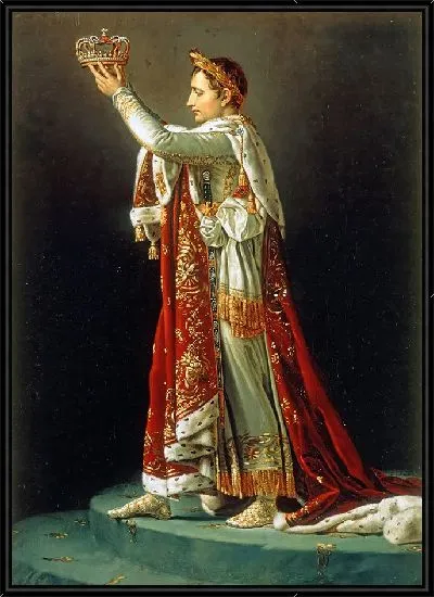 Картина Портрет Наполеона из картины Давида «Коронация императора и императрицы»