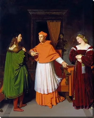 Картина Обручение Рафаэля и племянницы кардинала Биббиены