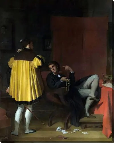 Картина Аретино и посланник Карла V