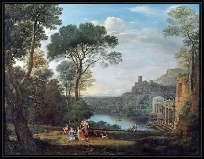 Пейзаж с нимфой Эгерией