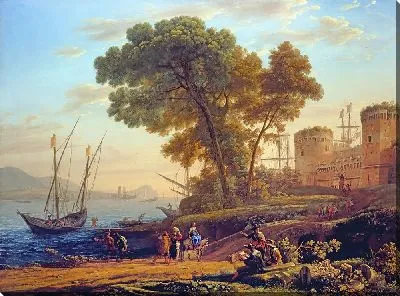 Картина Художник, изучающий природу