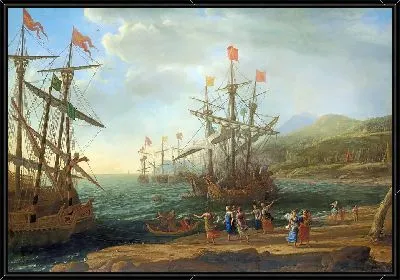 Троянские женщины поджигают свой флот