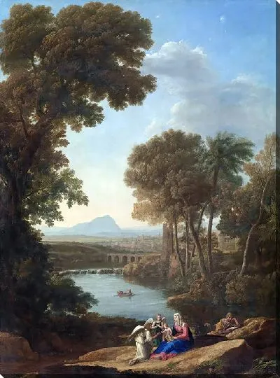 Картина Отдых на пути в Египет