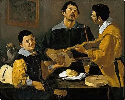 Картина Три музыканта