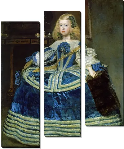 Инфанта Маргарет Тереза ​​в синем платье