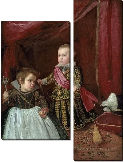 Картина Дон Бальтасар Карлос с гномом