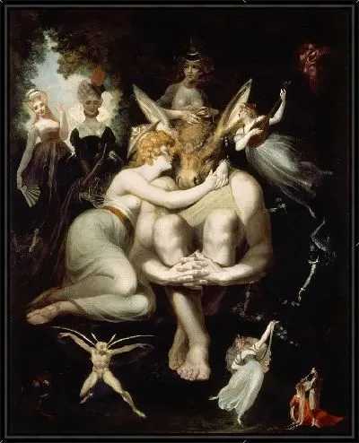 Картина Титания, Основа и Феи