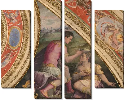 Аллегория Вольтерры; внизу вид на Лучиньяно