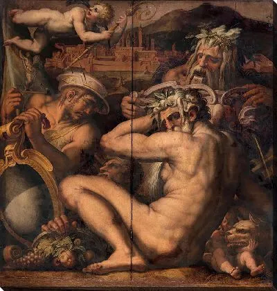 Картина Аллегория Борго Сан Сеполькро и Ангиари