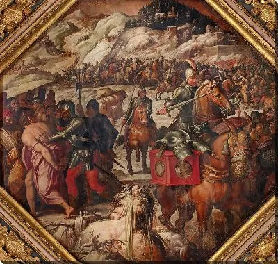 Картина Поражение венецианцев при Казентино