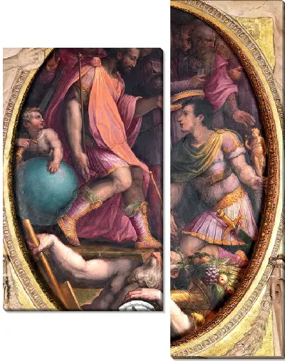 Картина Карл V коронует Алессандро Медичи герцогом Флоренции