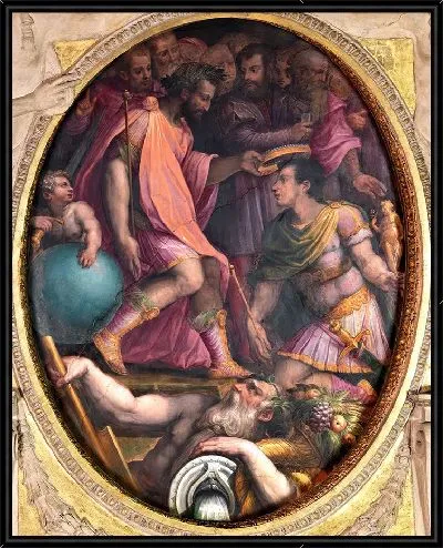 Картина Карл V коронует Алессандро Медичи герцогом Флоренции