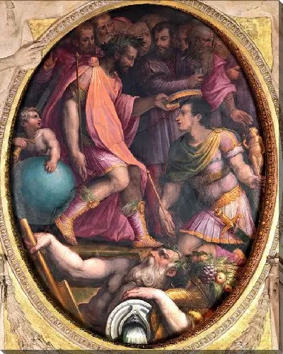 Картина Карл V коронует Алессандро Медичи герцогом Флоренции