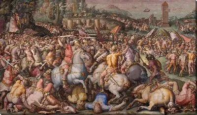 Картина Разгром пизанцев у Торре Сан Винченцо