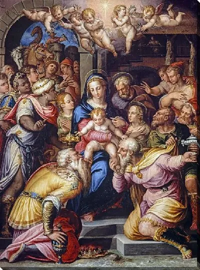 Картина Поклонение волхвов