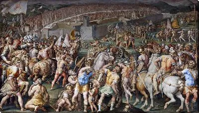 Картина Взятие крепости Стампаче в Пизе