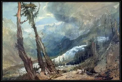 Мер-де-Глас в долине Шамони