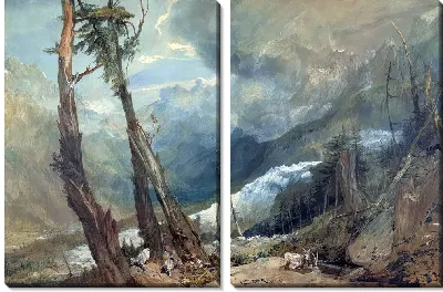 Мер-де-Глас в долине Шамони