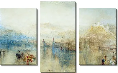 Картина Люцерн из озера
