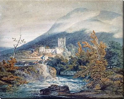 Картина Аббатство Ллантони, Монмутшир