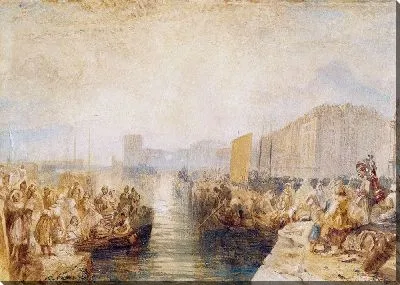 Картина Закат в Гавре