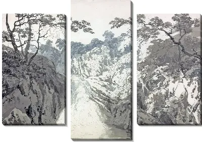 Картина Пейзаж с водопадом