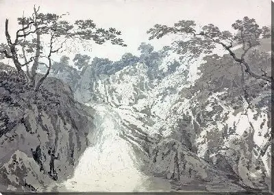 Картина Пейзаж с водопадом