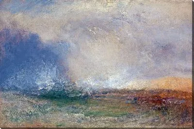 Картина Бурное море разбивается о берег