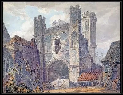 Картина Ворота Святого Августина, Кентербери