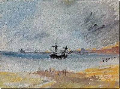 Картина Корабль на мели Брайтон