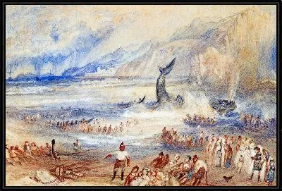 Картина Кит на берегу