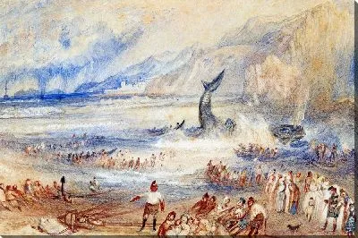 Картина Кит на берегу