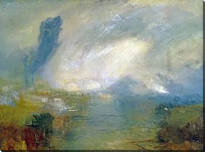 Картина Темза выше моста Ватерлоо