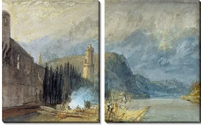 Картина Римская башня, Андернах