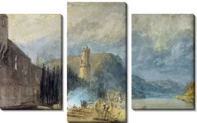 Картина Римская башня, Андернах