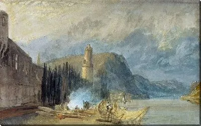 Картина Римская башня, Андернах