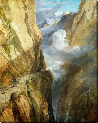 Картина Перевал Сен-Готард, Швейцария