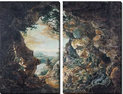 Картина Устье реки Эйвон, недалеко от Бристоля, вид со скал ниже Клифтона